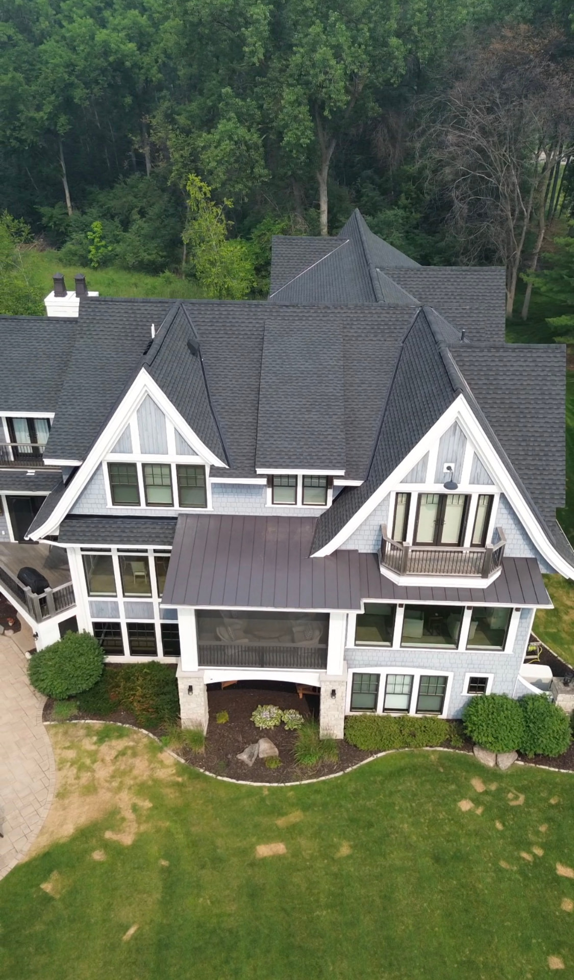 Lake Side Wayzata Tudor  — Residential exterior project in Wayzata, Minnesota